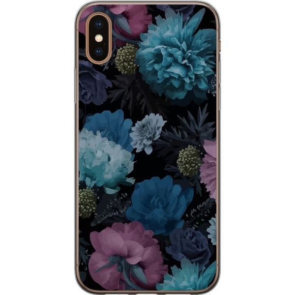Kompatibelt Mobilskal till Apple iPhone XS Blommor