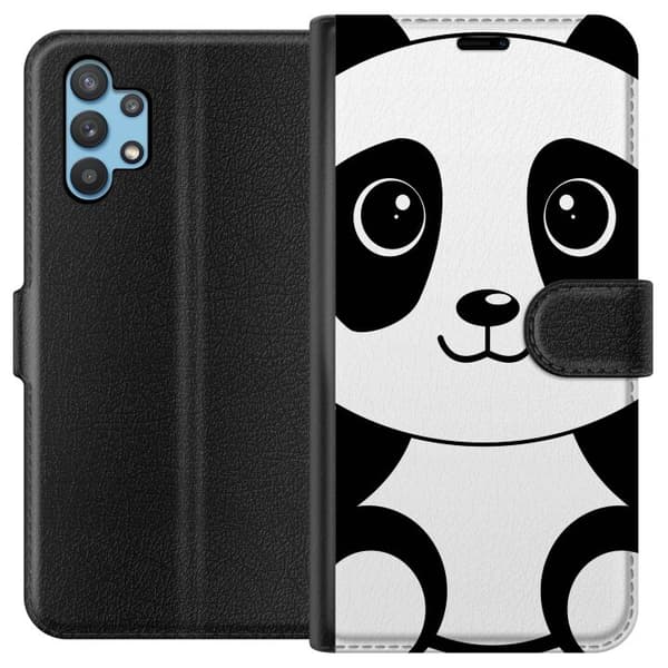 Kompatibelt Plånboksfodral till Samsung Galaxy A32 5G Panda