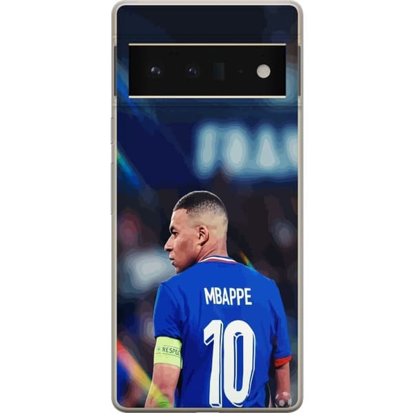 Kompatibelt Mobilskal till Google Pixel 6 Pro Kylian Mbappé Frankrike