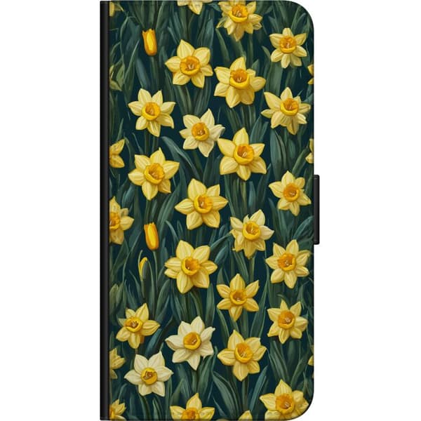 Yhteensopiva Lompakkokotelo OnePlus 9 Pro Gula påskliljor