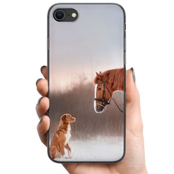 Kompatibel Mobilcover til Apple iPhone 7 Hest & Hund