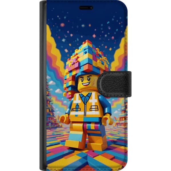 Kompatibel Tegnebogsetui til Google Pixel 8a Byggklossfigur