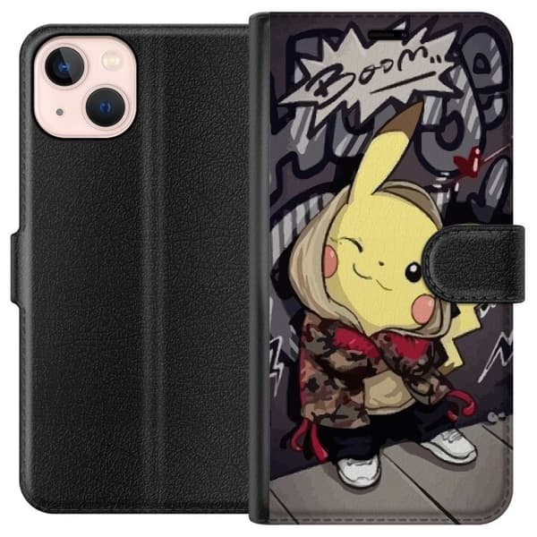 Kompatibelt Plånboksfodral till Apple iPhone 13 mini Pokemon