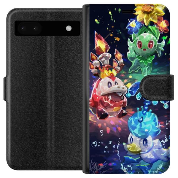 Kompatibelt Plånboksfodral till Google Pixel 6a Pokémon