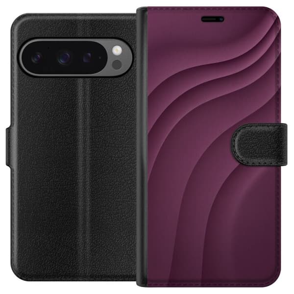 Kompatibelt Lommeboketui til Google Pixel 9 Pro XL Plommebevegelse
