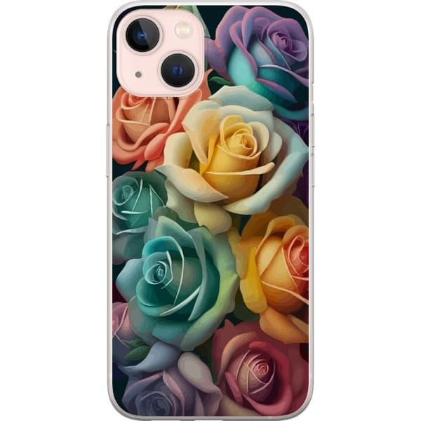 Kompatibel Mobilcover til Apple iPhone 13 Farverige Roser
