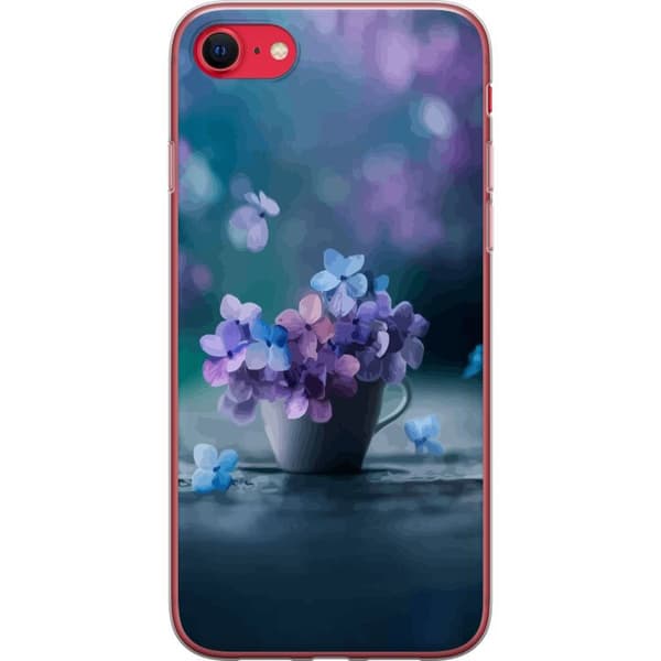 Kompatibelt Mobildeksel til Apple iPhone SE (2022) Blomster Søtt
