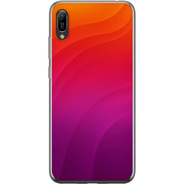Kompatibelt Mobildeksel til Huawei Y6 Pro (2019) Sunset Waves