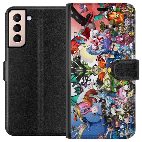 Kompatibelt Lommeboketui til Samsung Galaxy S21 Pokemon
