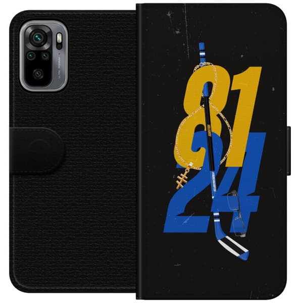 Kompatibel Tegnebogsetui til Xiaomi Redmi Note 10S Hockeynummer med klubba