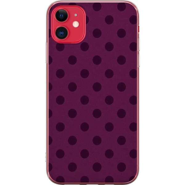 Kompatibelt Mobilskal till Apple iPhone 11 Plum Dots