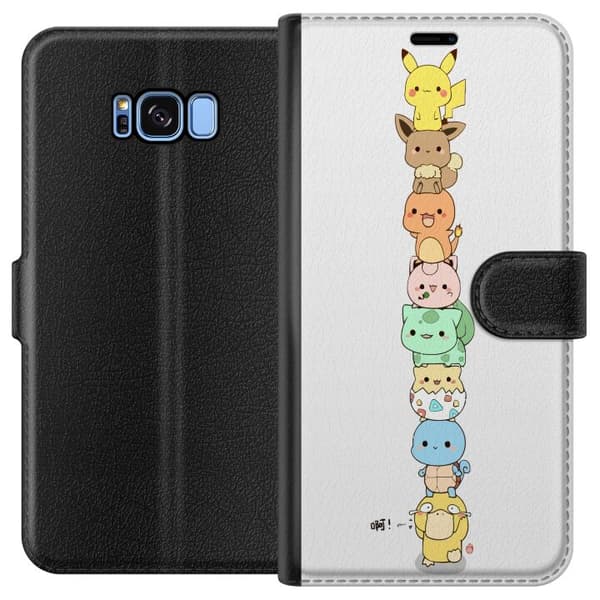 Kompatibelt Plånboksfodral till Samsung Galaxy S8 Pokemon