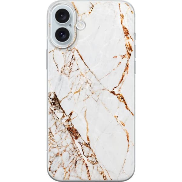 Kompatibelt Mobilskal till Apple iPhone 16 Plus Golden Veins