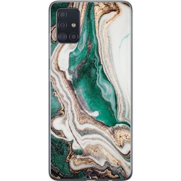 Kompatibelt Mobildeksel til Samsung Galaxy A51 Grønn