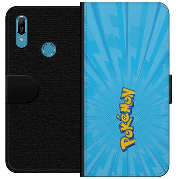 Kompatibel Tegnebogsetui til Huawei Y6 (2019) Ikonisk design