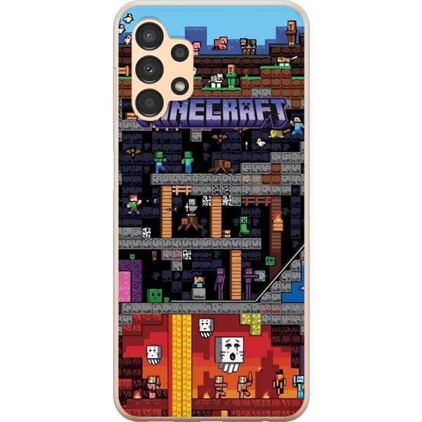 Kompatibelt Mobildeksel til Samsung Galaxy A13 Minecraft