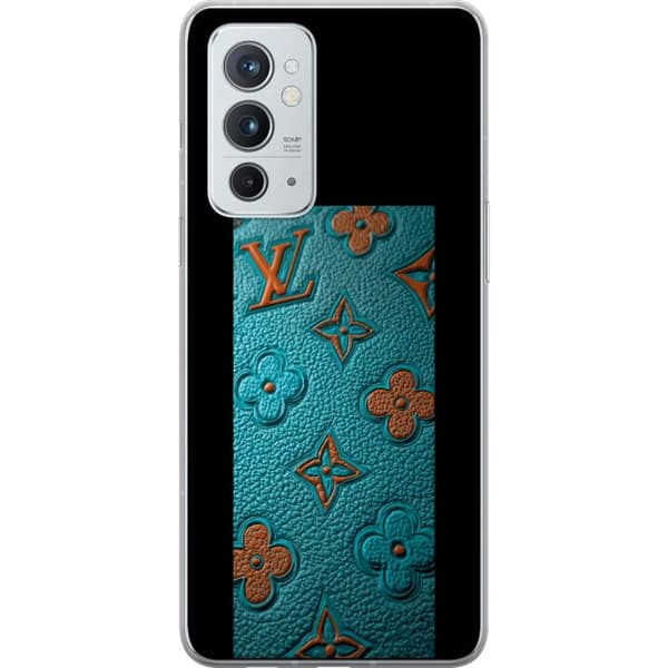 Kompatibelt Mobildeksel til OnePlus 9RT 5G Elegant monogramdesign med preg av lærfølelse