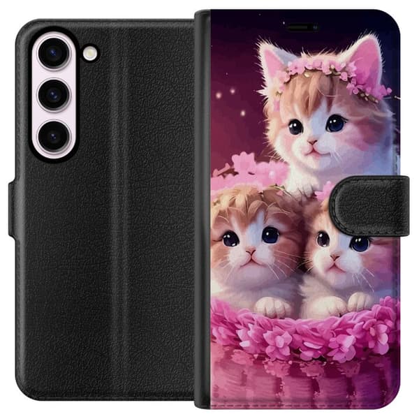 Kompatibel Tegnebogsetui til Samsung Galaxy S23 Katte