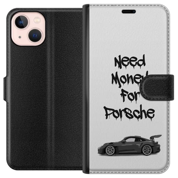Kompatibelt Plånboksfodral till Apple iPhone 13 mini Porsche Tack