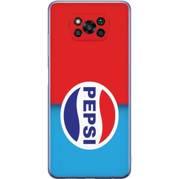 Kompatibelt Mobildeksel til Xiaomi Poco X3 Pro Ikonisk Pepsi-design