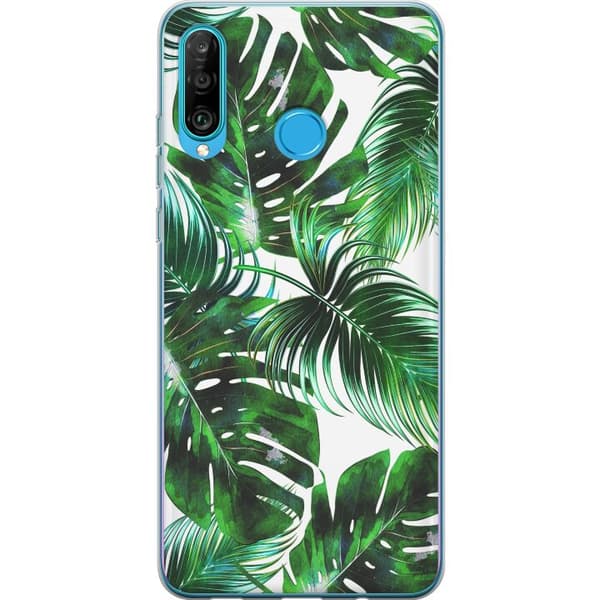 Kompatibelt Mobilskal till Huawei P30 lite Löv