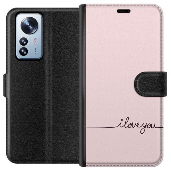 Kompatibel Tegnebogsetui til Xiaomi 12 Pro Jeg Elsker Dig