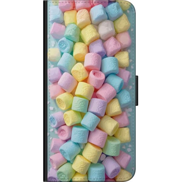 Kompatibelt Plånboksfodral till OnePlus 9 Pro Söt godisdesign med marshmallows