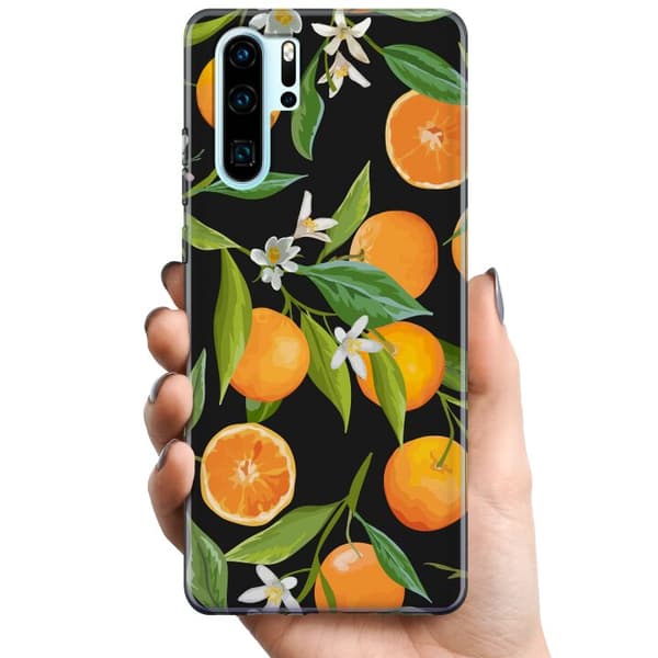 Kompatibelt Mobildeksel til Huawei P30 Pro Appelsinjuice