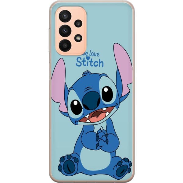 Kompatibelt Mobilskal till Samsung Galaxy A23 Älska Stitch