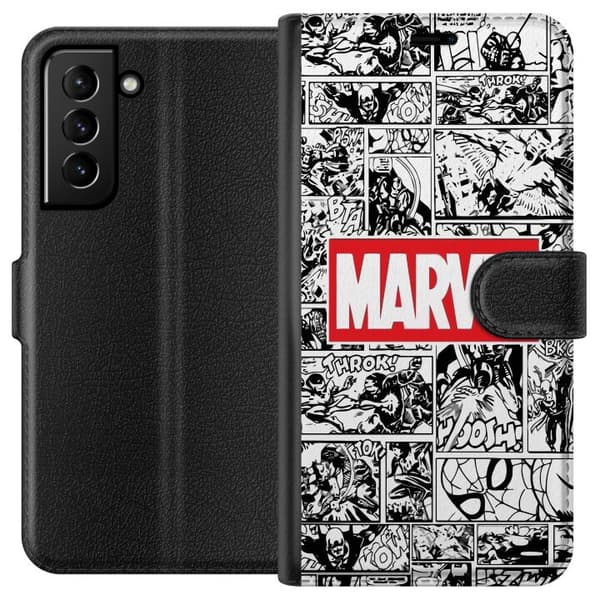 Kompatibelt Lommeboketui til Samsung Galaxy S21+ 5G Marvel