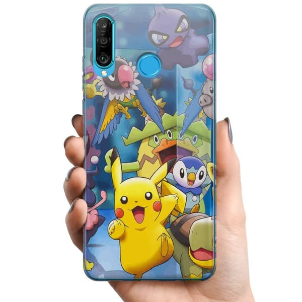 Kompatibelt Mobildeksel til Huawei P30 lite Pokemon