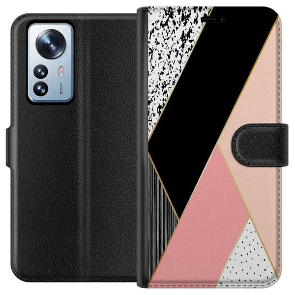 Kompatibel Tegnebogsetui til Xiaomi 12 Pro Mønster
