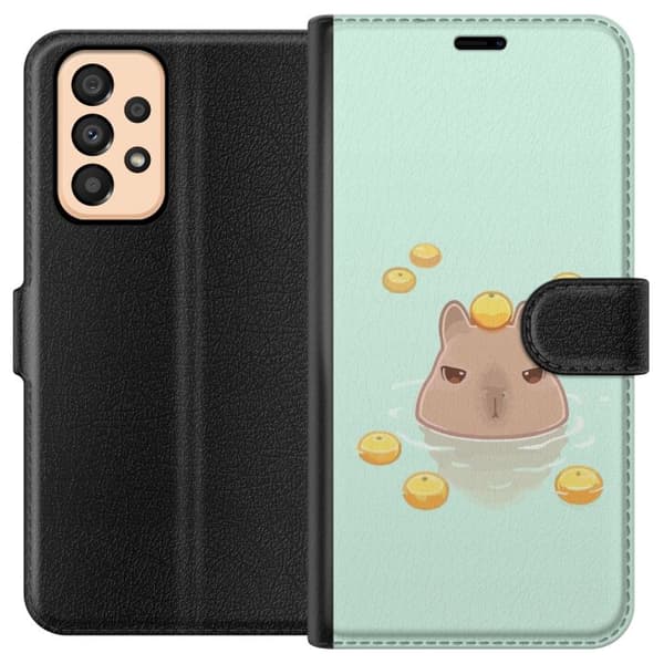 Kompatibel Tegnebogsetui til Samsung Galaxy A33 5G Capybara