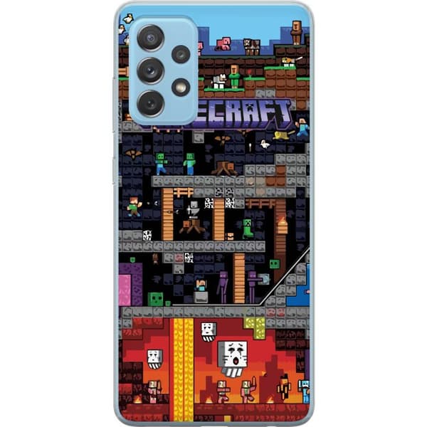 Kompatibelt Mobilskal till Samsung Galaxy A52 5G Minecraft