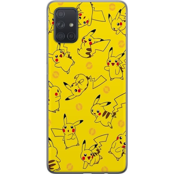 Kompatibelt Mobilskal till Samsung Galaxy A71 Pikachu