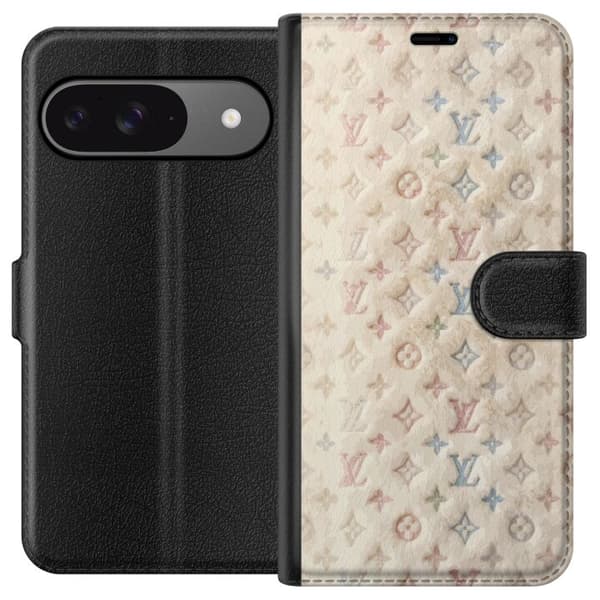 Kompatibel Tegnebogsetui til Google Pixel 9 Farverig monogram inspireret af eksklusiv modesans