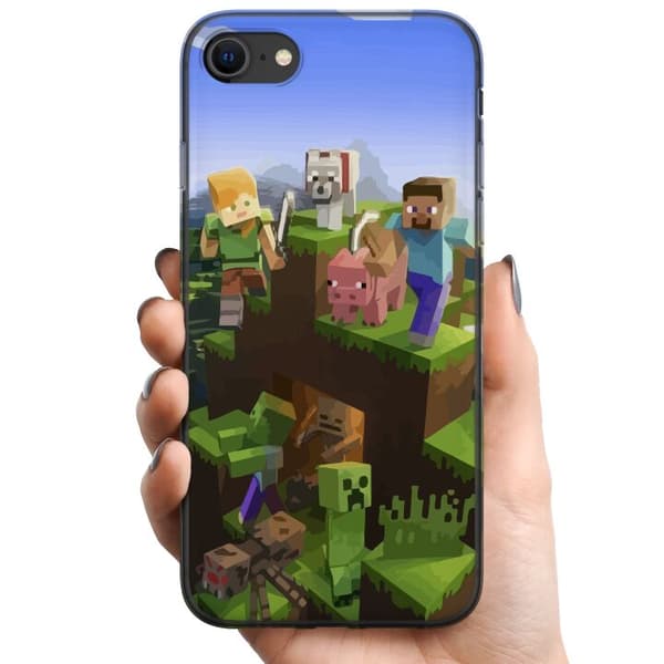 Kompatibel Mobilcover til Apple iPhone 8 MineCraft