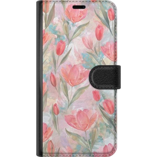 Kompatibel Tegnebogsetui til Apple iPhone 17e Tulips in Bloom