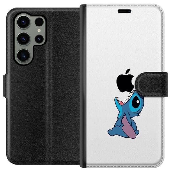Kompatibel Tegnebogsetui til Samsung Galaxy S23 Ultra Stitch Apple