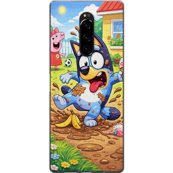 Kompatibelt Mobildeksel til Sony Xperia 1 Blåy