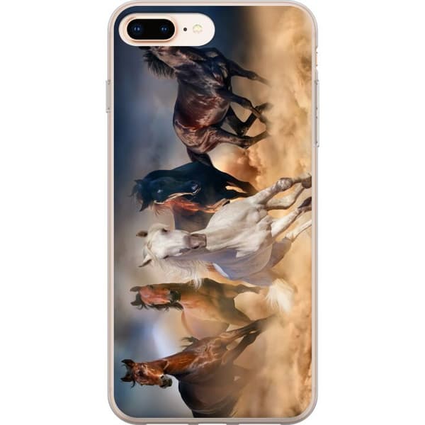 Kompatibel Mobilcover til Apple iPhone 8 Plus Heste