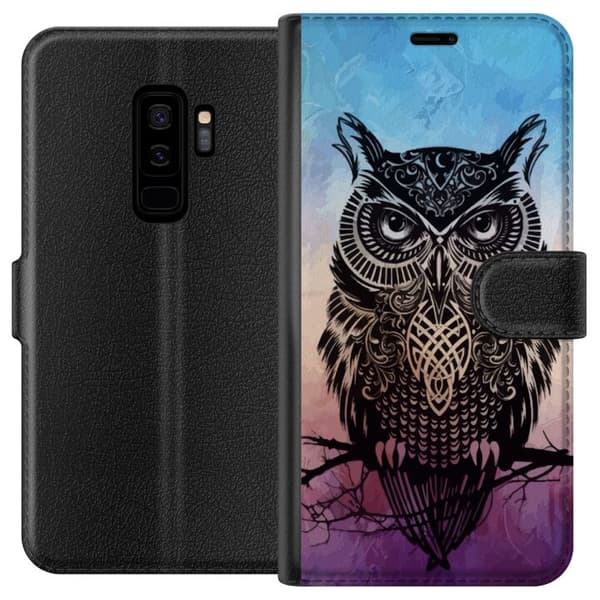 Kompatibelt Lommeboketui til Samsung Galaxy S9+ Ugle