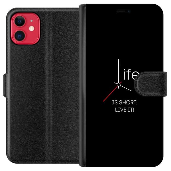 Kompatibelt Plånboksfodral till Apple iPhone 11 Livet är kort