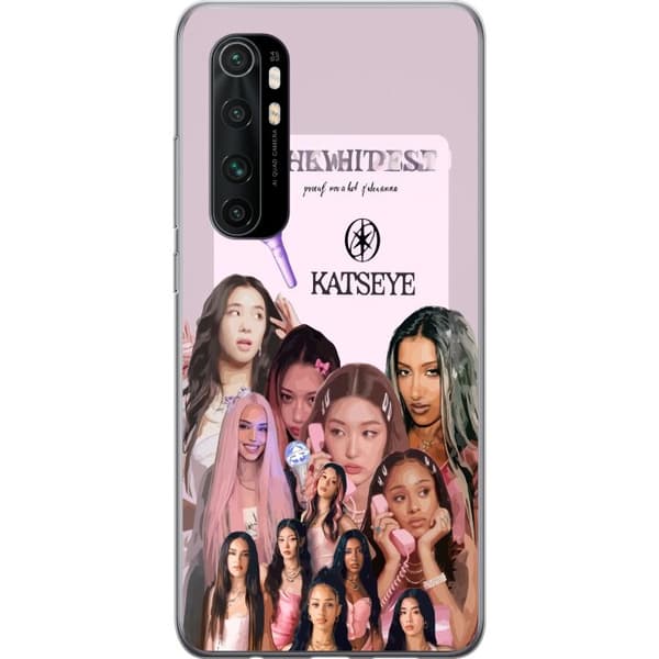 Kompatibel Mobilcover til Xiaomi Mi Note 10 Lite KATSEYE rosa collage