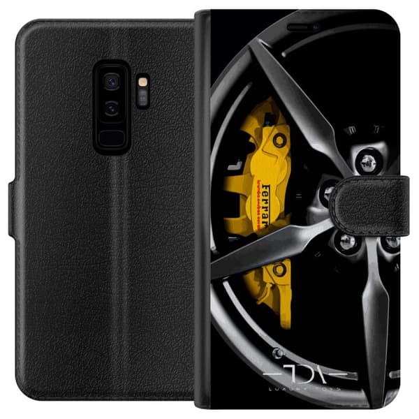 Kompatibelt Plånboksfodral till Samsung Galaxy S9+ Ferrari Bil