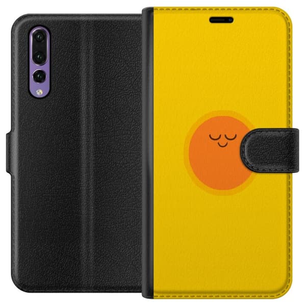 Kompatibelt Lommeboketui til Huawei P20 Pro Sovande solfigur