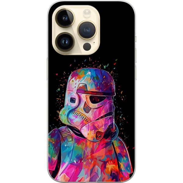 Kompatibelt Mobilskal till Apple iPhone 14 Pro Star Wars Stormtrooper