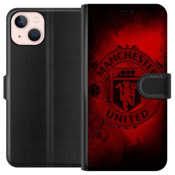 Kompatibelt Plånboksfodral till Apple iPhone 13 mini Manchester United