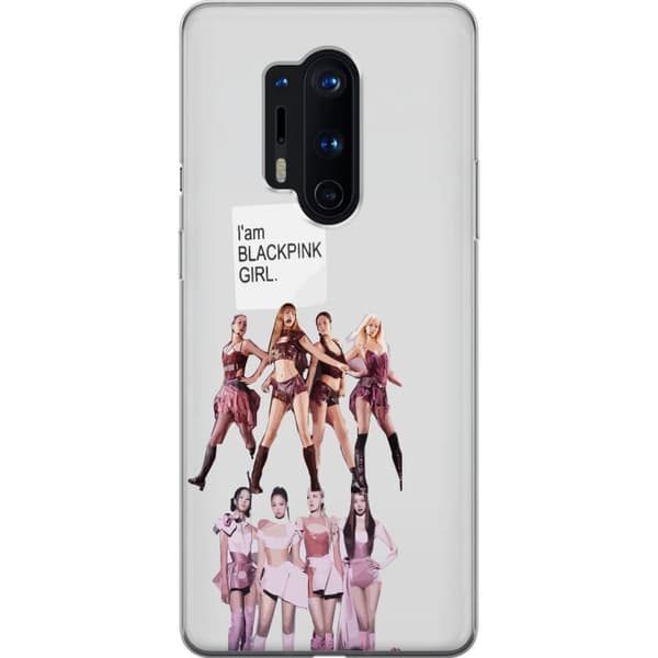 Kompatibelt Mobildeksel til OnePlus 8 Pro Minimalistisk K-pop-design inspirert av BLACKPINK