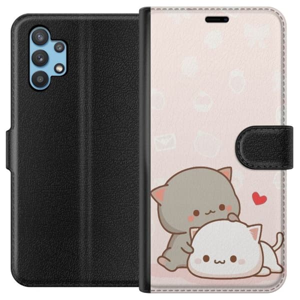 Kompatibelt Plånboksfodral till Samsung Galaxy A32 5G Kawaii